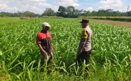 Dukung Asta Cita, Polres Malang Dorong Lahan Warga Jadi Sumber Pangan