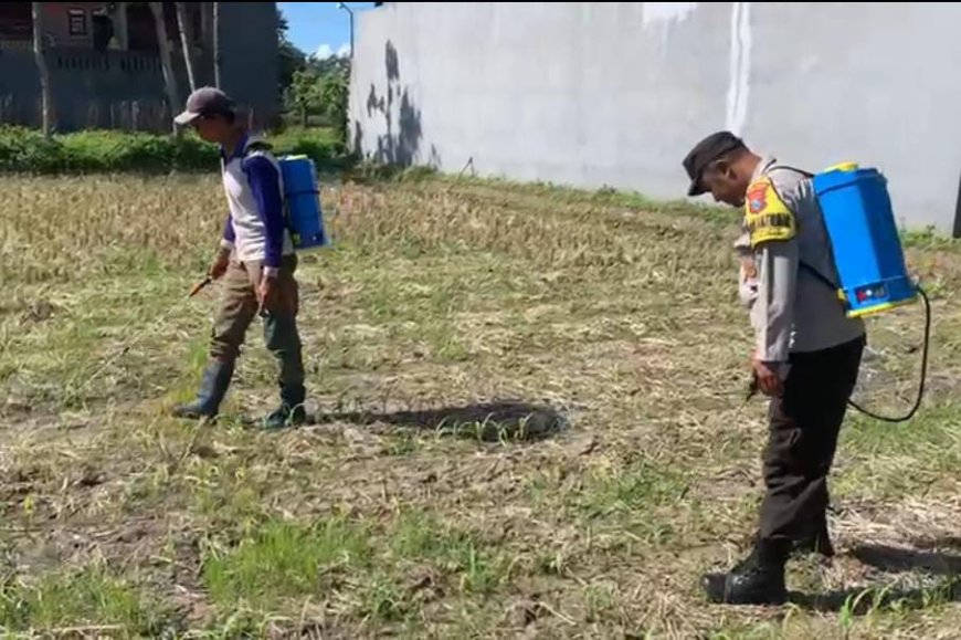 Polres Malang Libatkan Bhabinkamtibmas Jaga Rantai Pangan di Desa